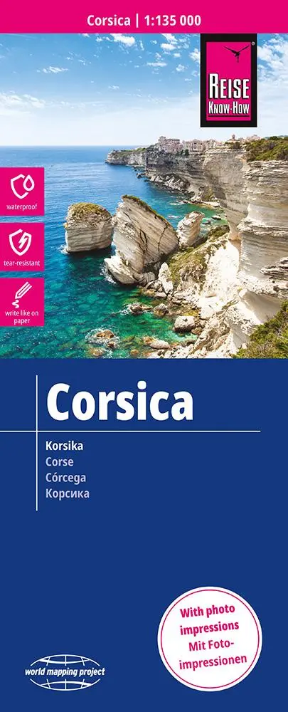 Cover: 9783831772926 | Reise Know-How Landkarte Korsika / Corsica (1:135.000) | Rump | 2 S.