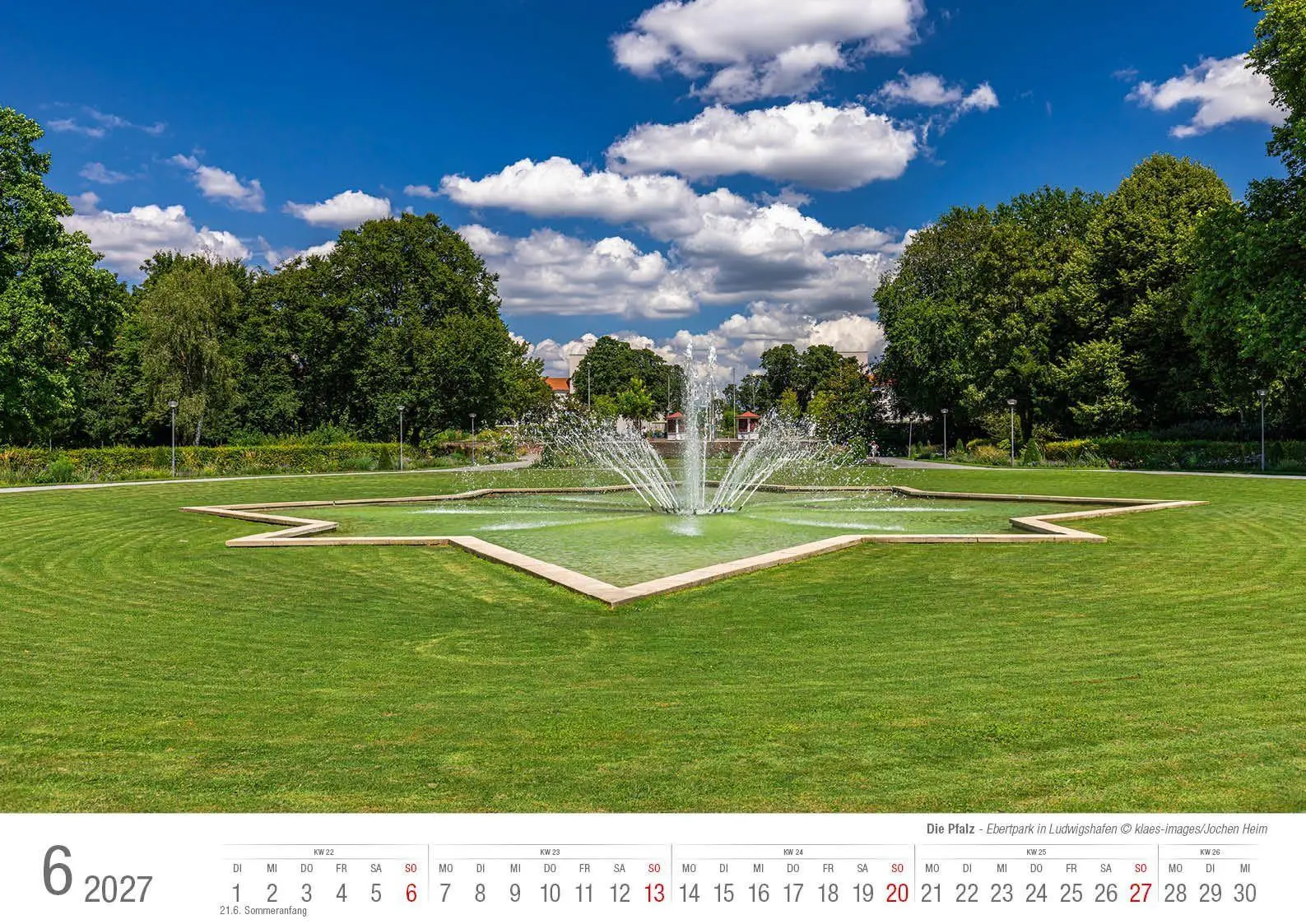 Bild: 9783965352926 | Die Pfalz 2027 Bildkalender A3 Spiralbindung | Holger Klaes | Kalender