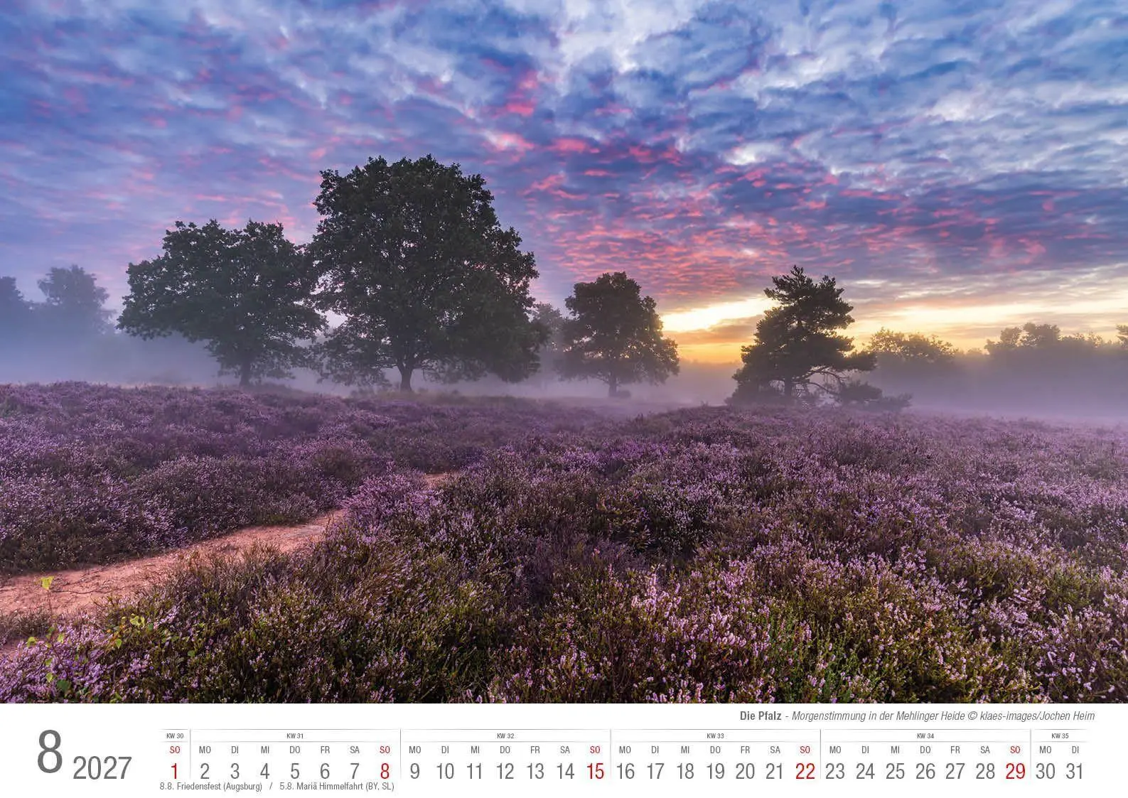Bild: 9783965352926 | Die Pfalz 2027 Bildkalender A3 Spiralbindung | Holger Klaes | Kalender