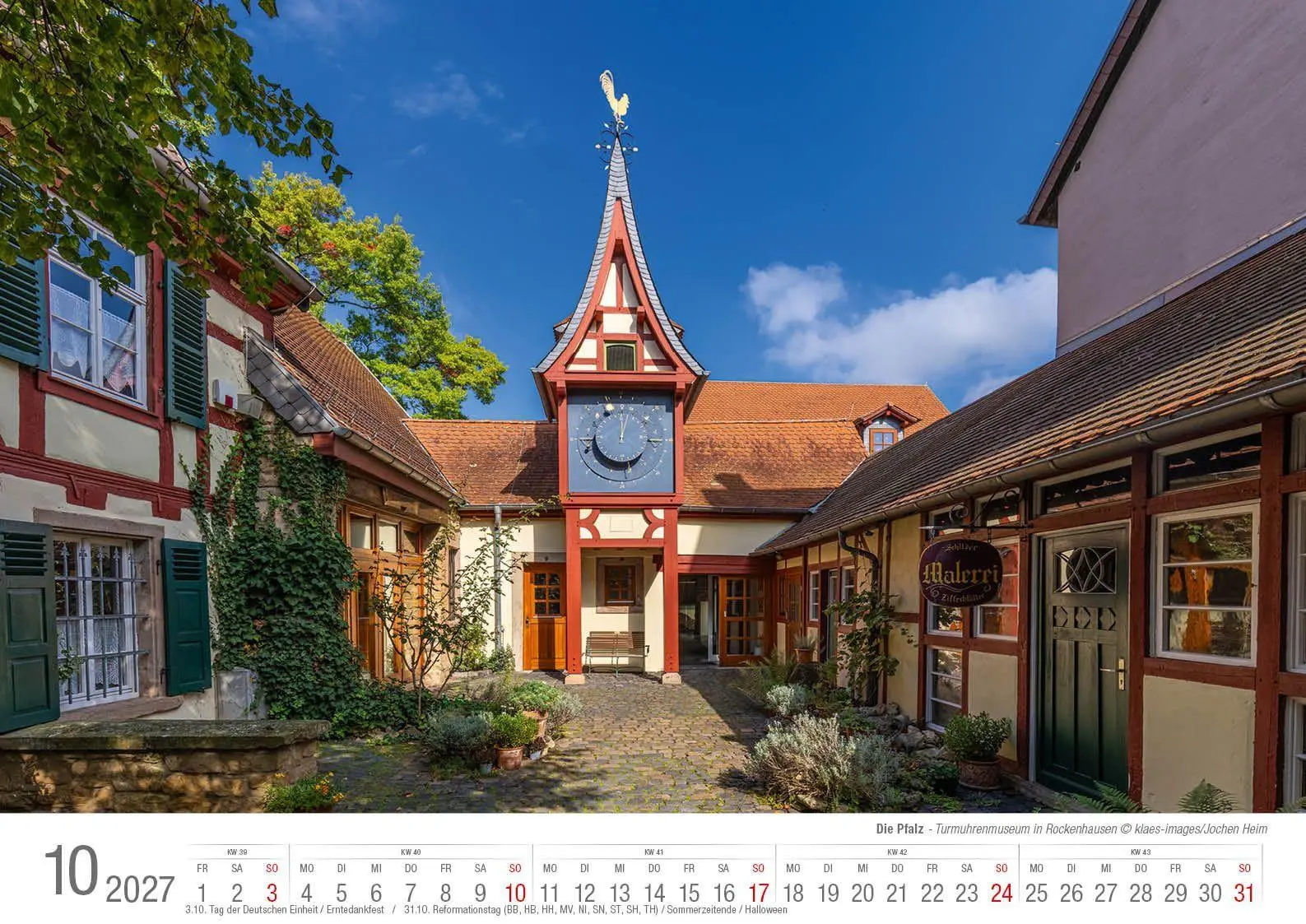 Bild: 9783965352926 | Die Pfalz 2027 Bildkalender A3 Spiralbindung | Holger Klaes | Kalender