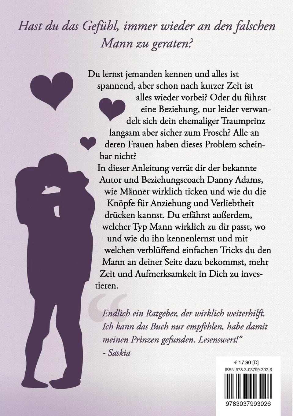Rückseite: 9783037993026 | Wie Männer sich verlieben | Danny Adams | Taschenbuch | Paperback