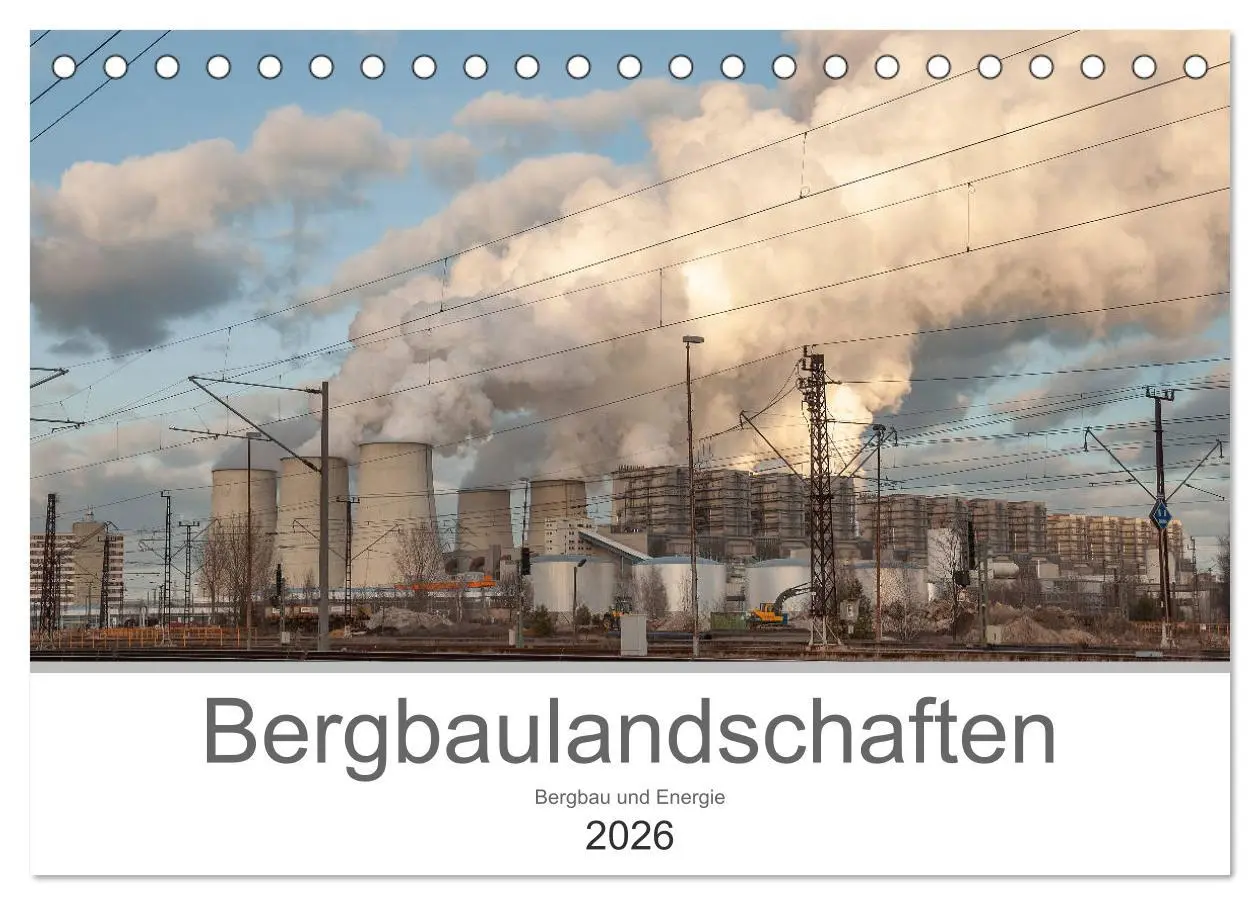Cover: 9783457683026 | Bergbaulandschaften (Tischkalender 2026 DIN A5 quer), CALVENDO...
