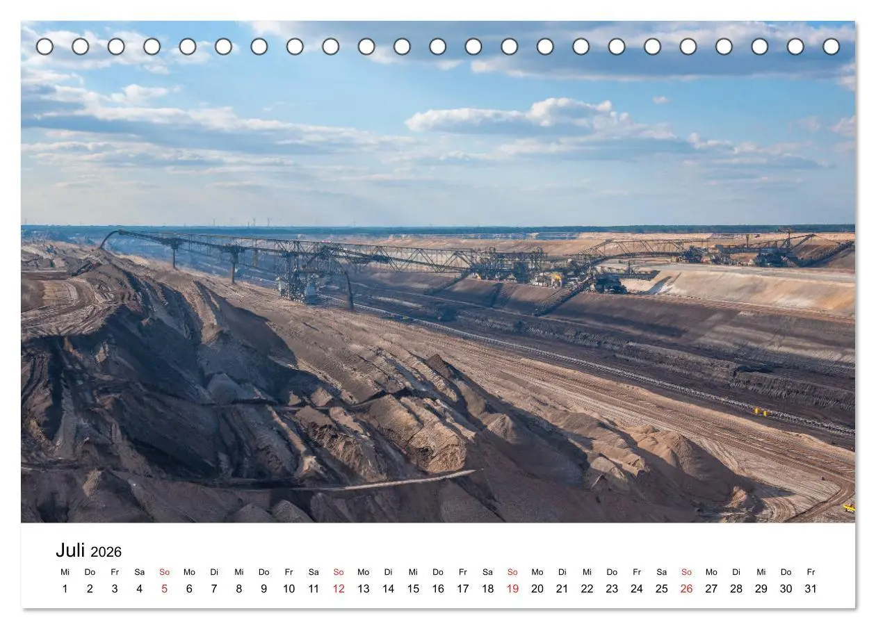 Bild: 9783457683026 | Bergbaulandschaften (Tischkalender 2026 DIN A5 quer), CALVENDO...