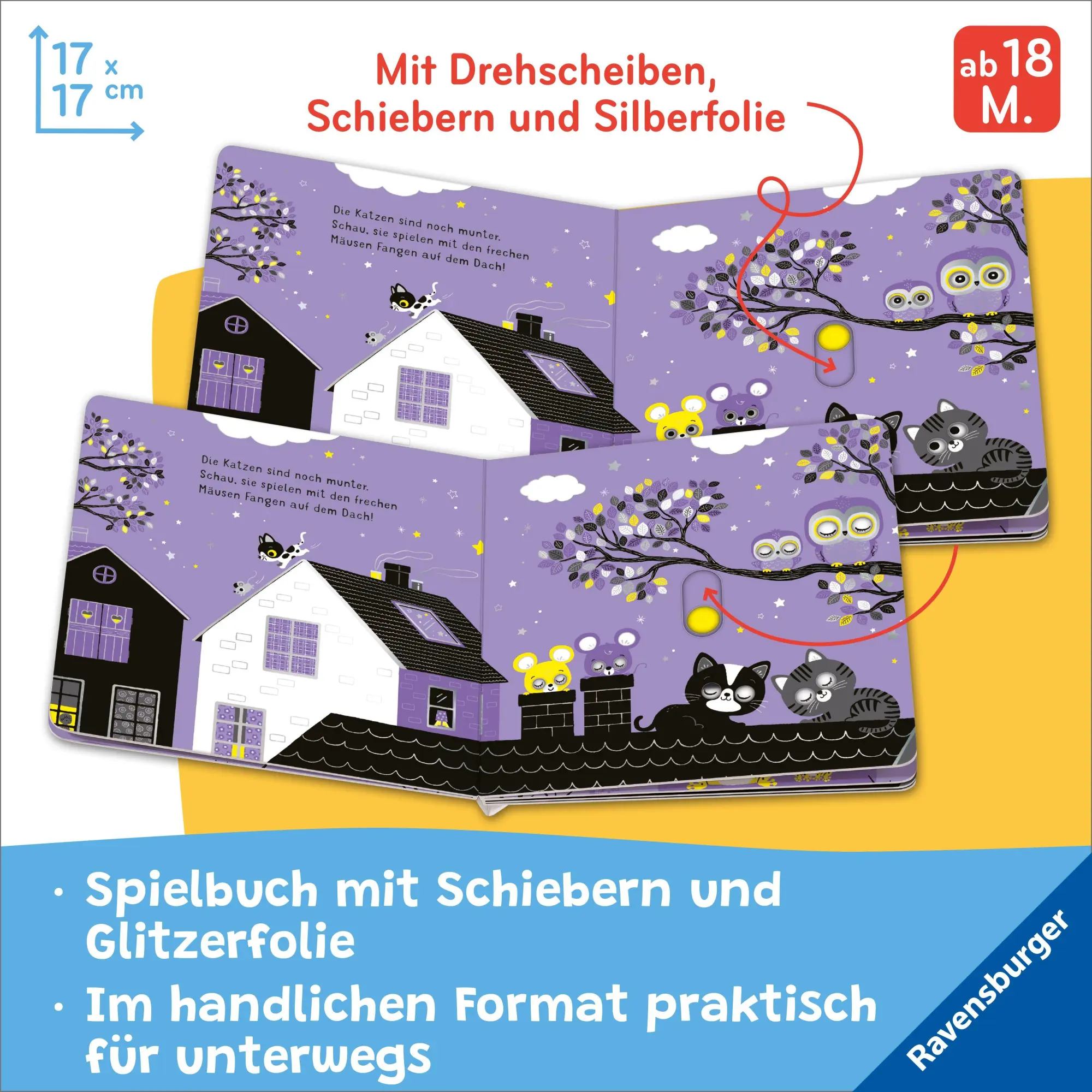 Bild: 9783473423026 | Mein erstes Glitzerbuch - In der Nacht | Emiri Hayashi | Buch | 12 S.