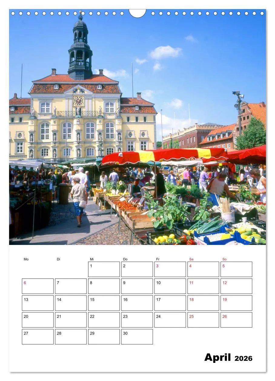 Bild: 9783516393026 | Lüneburg, von der schönsten Seite (Wandkalender 2026 DIN A3 hoch),...