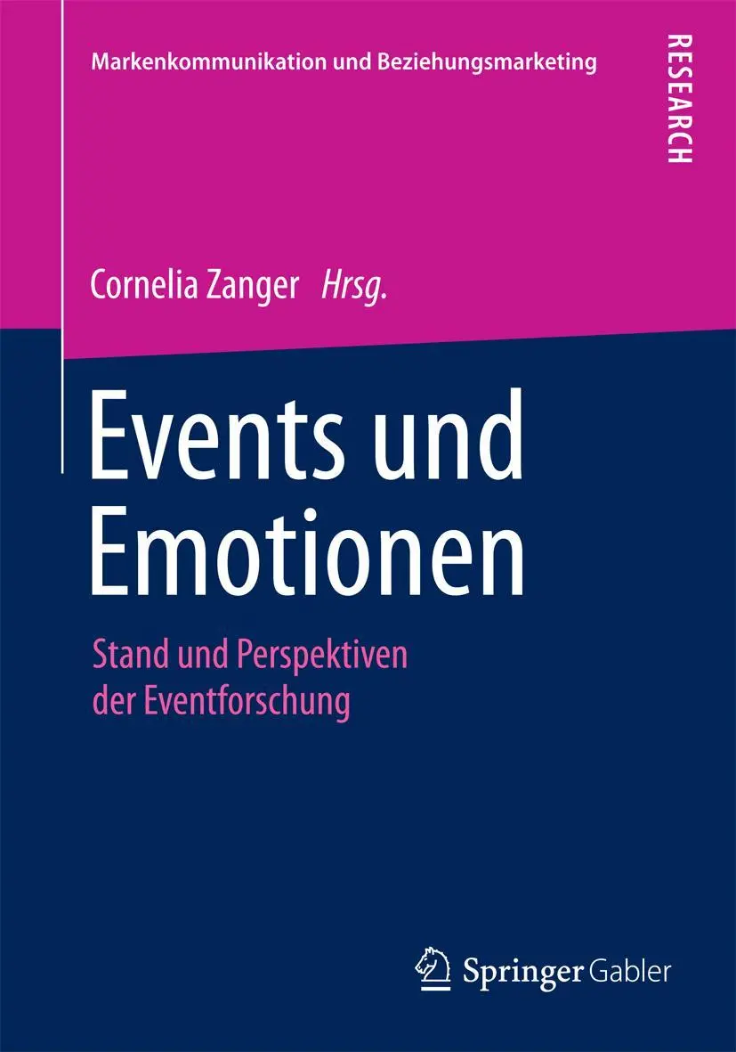 Cover: 9783658103026 | Events und Emotionen | Stand und Perspektiven der Eventforschung | x