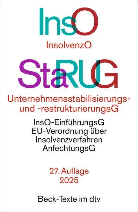 Cover: 9783423533126 | Insolvenzordnung / Unternehmensstabilisierungs- und...