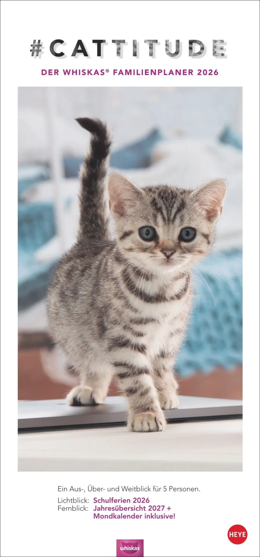 Cover: 9783756413126 | Whiskas Familienplaner 2026 | Kalender | Familienplaner Athesia | 2026
