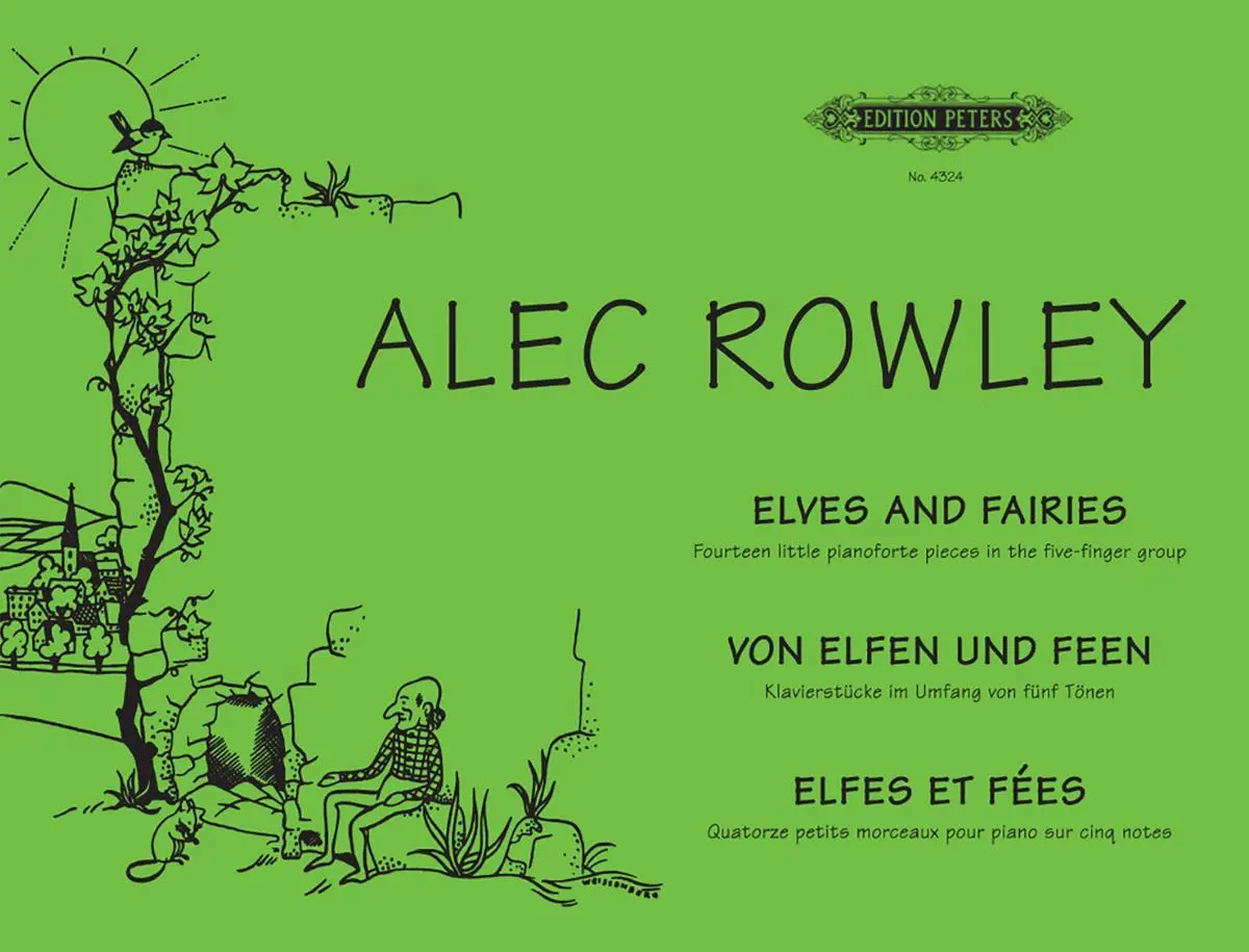 Cover: 9790014023126 | Elves and Fairies | Klavierstücke im Umfang von fünf Tönen | Rowley