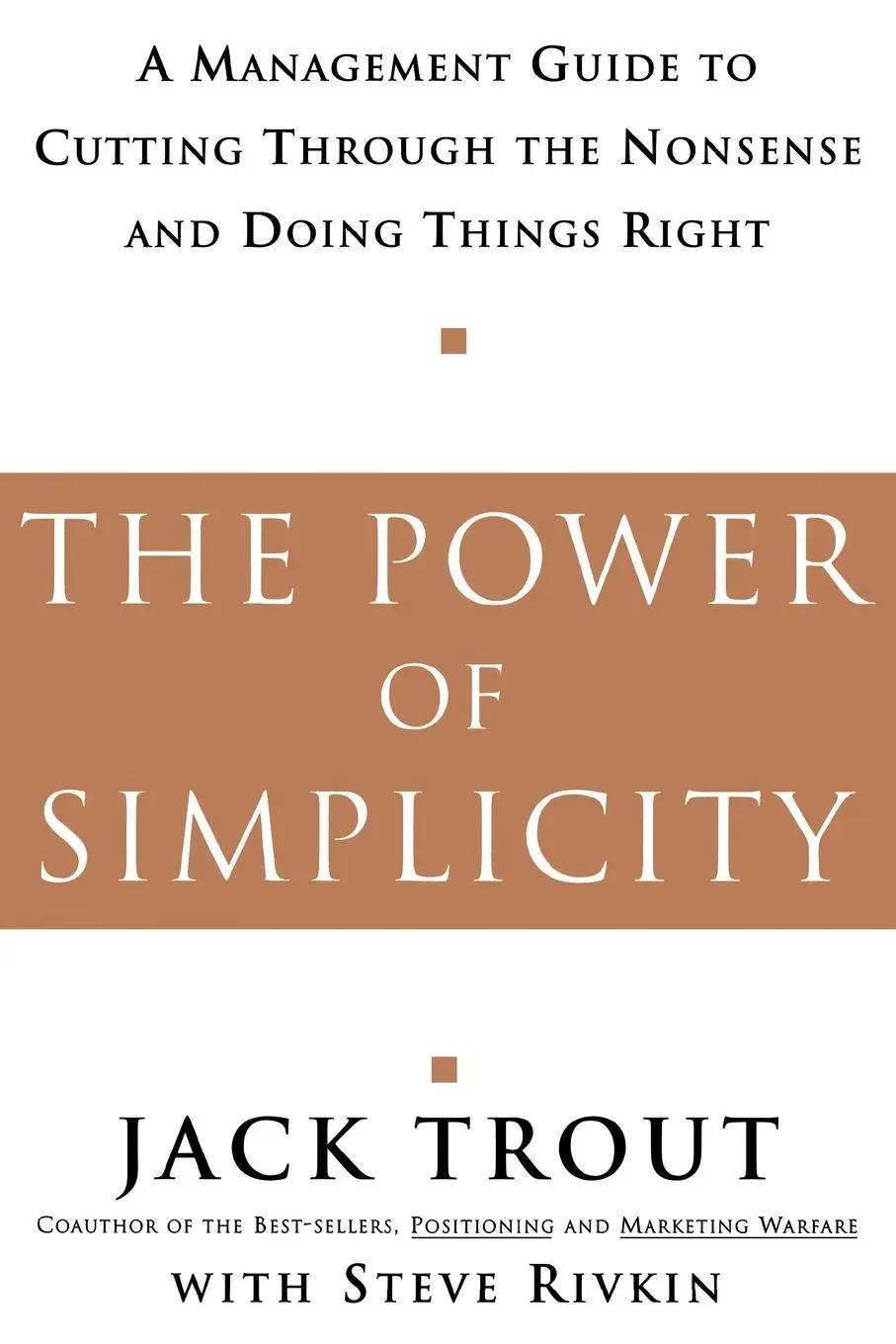 Cover: 9780071373326 | POWER OF SIMPLICITY | Trout | Taschenbuch | Kartoniert / Broschiert