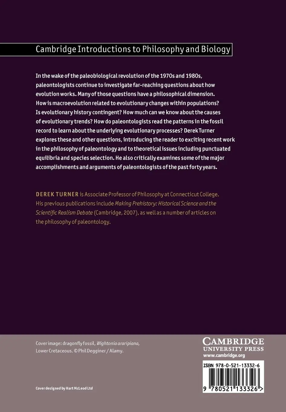 Rückseite: 9780521133326 | Paleontology | A Philosophical Introduction | Derek Turner | Buch