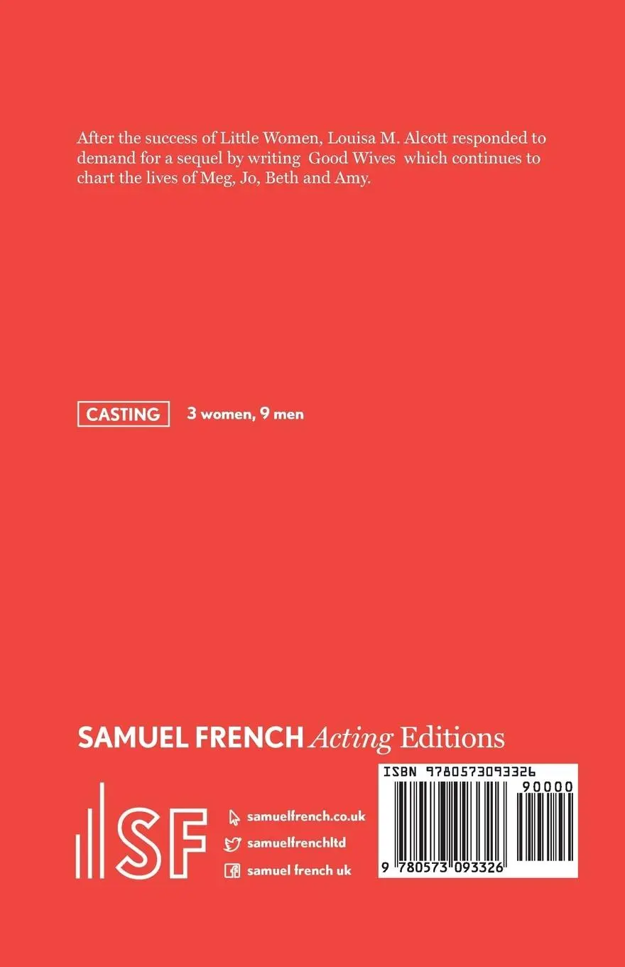 Rückseite: 9780573093326 | Good Wives | Louisa M Alcott | Taschenbuch | Kartoniert / Broschiert