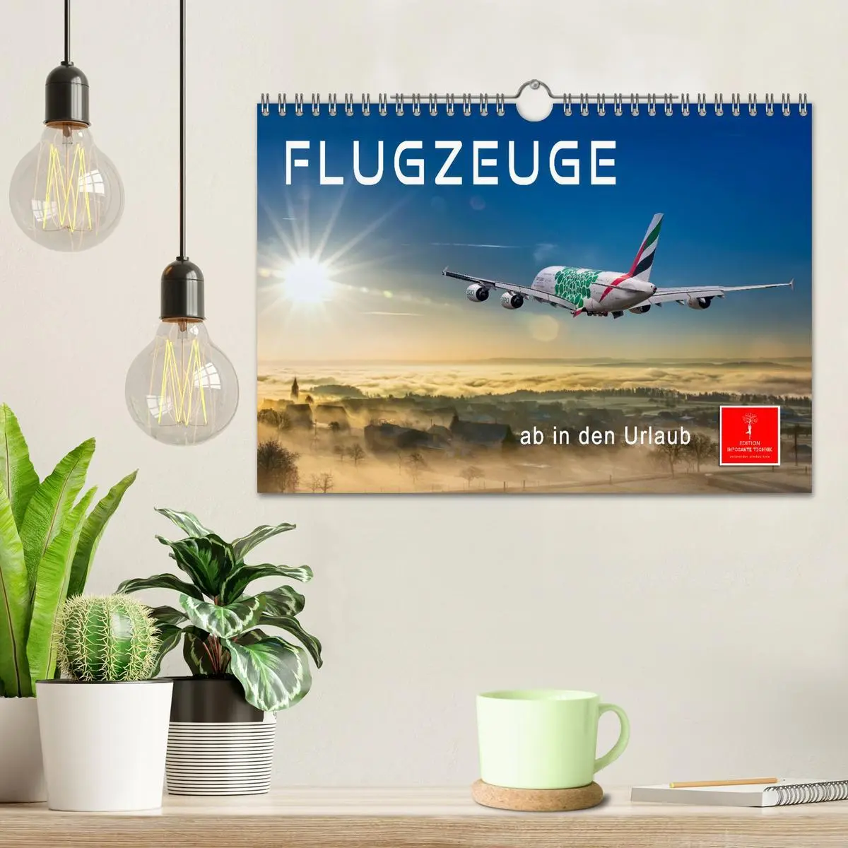 Bild: 9783457583326 | Flugzeuge - ab in den Urlaub (Wandkalender 2026 DIN A4 quer),...