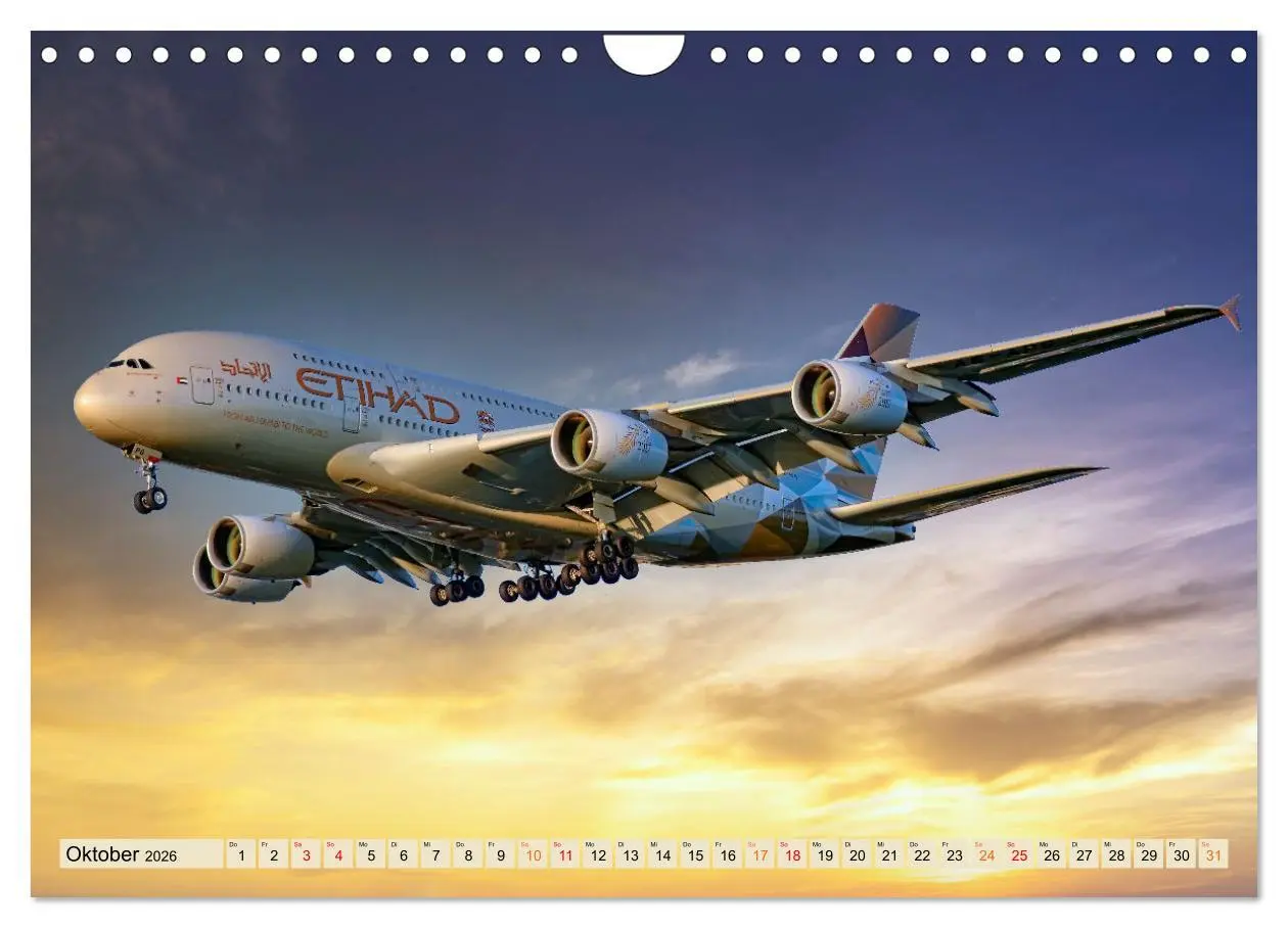 Bild: 9783457583326 | Flugzeuge - ab in den Urlaub (Wandkalender 2026 DIN A4 quer),...