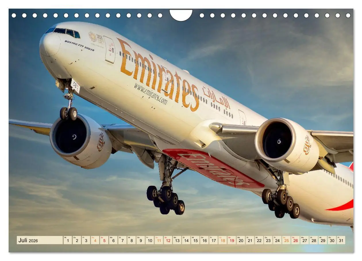 Bild: 9783457583326 | Flugzeuge - ab in den Urlaub (Wandkalender 2026 DIN A4 quer),...
