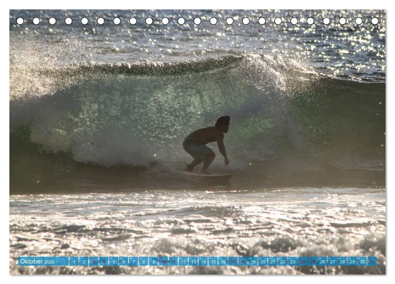 Bild: 9783457653326 | Hawaii´s Surfer (Tischkalender 2026 DIN A5 quer), CALVENDO...