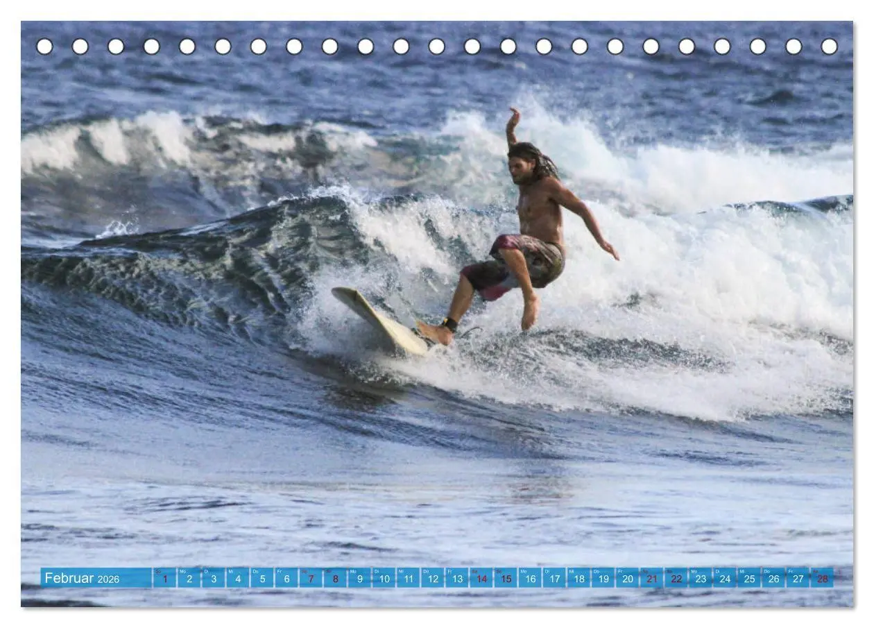Bild: 9783457653326 | Hawaii´s Surfer (Tischkalender 2026 DIN A5 quer), CALVENDO...