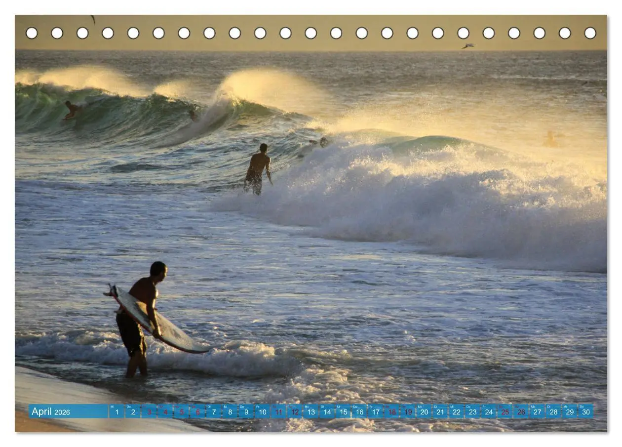 Bild: 9783457653326 | Hawaii´s Surfer (Tischkalender 2026 DIN A5 quer), CALVENDO...