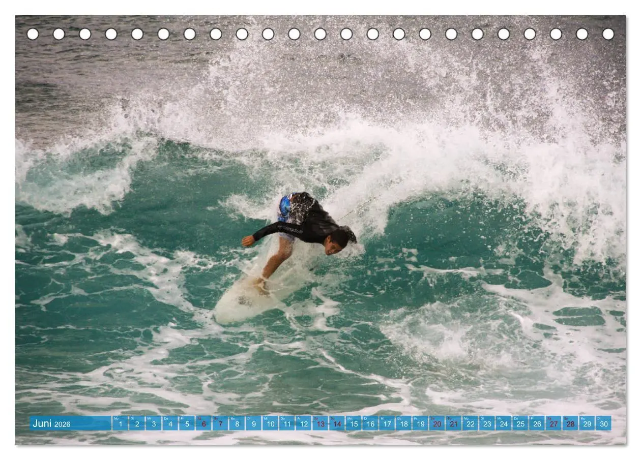 Bild: 9783457653326 | Hawaii´s Surfer (Tischkalender 2026 DIN A5 quer), CALVENDO...