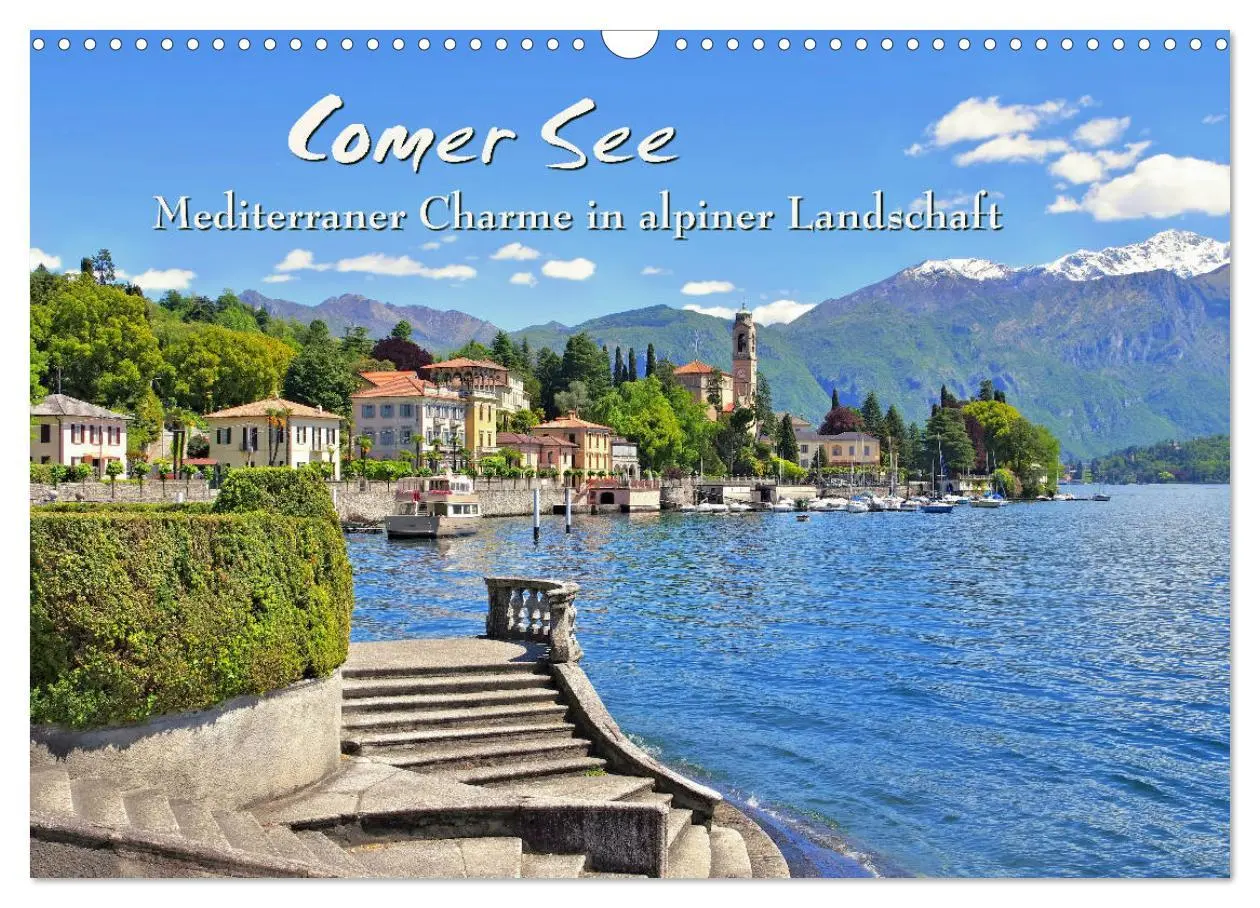 Cover: 9783457723326 | Comer See - Mediterraner Charme in alpiner Landschaft (Wandkalender...