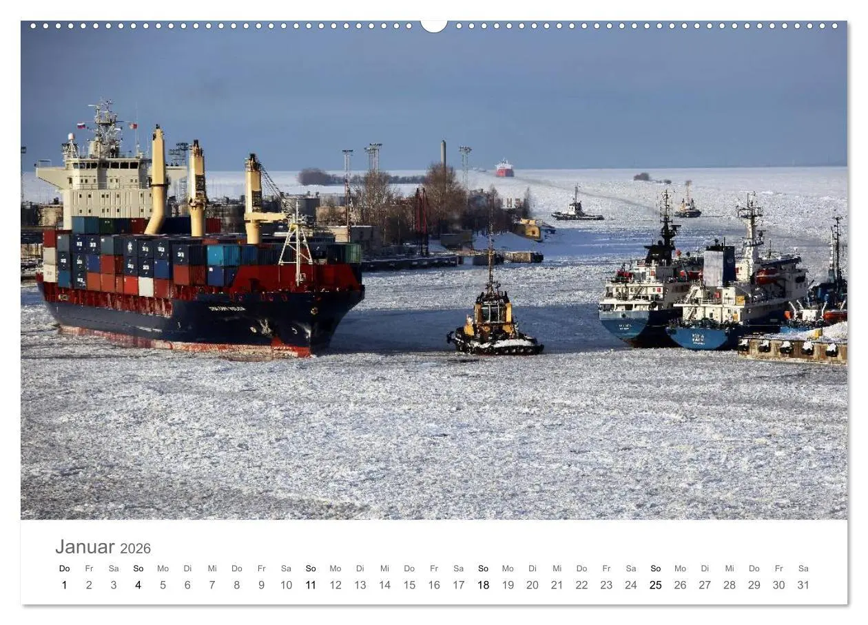 Bild: 9783516123326 | Faszination Schifffahrt - An Bord um die Welt (Wandkalender 2026...