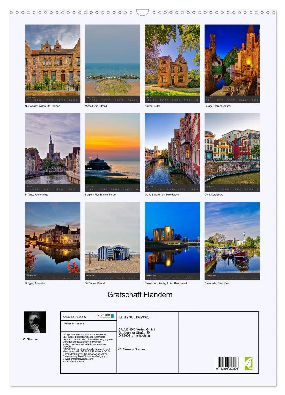 Bild: 9783516293326 | Grafschaft Flandern (Wandkalender 2026 DIN A2 hoch), CALVENDO...