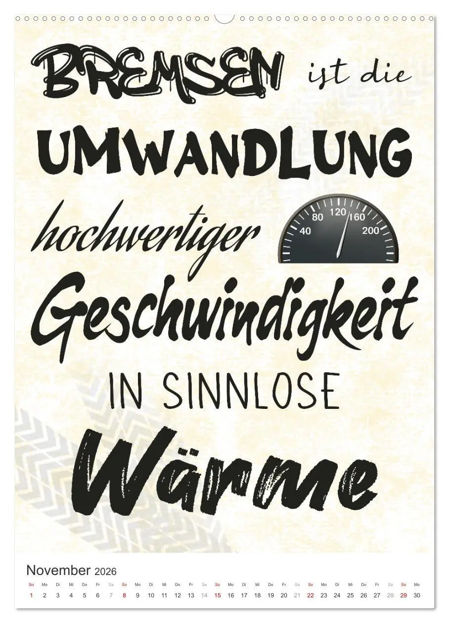 Bild: 9783516363326 | Coole Biker-Sprüche (Wandkalender 2026 DIN A2 hoch), CALVENDO...