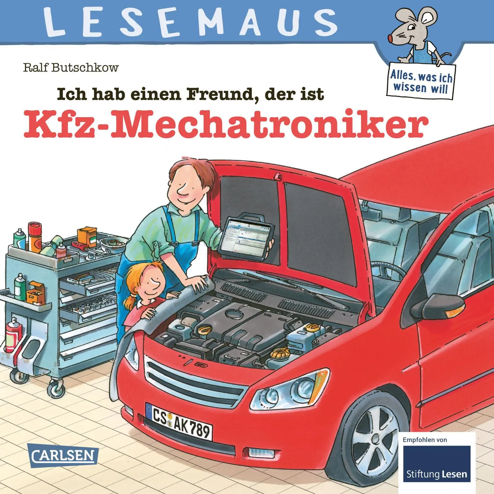 Cover: 9783551083326 | LESEMAUS 32: Ich hab einen Freund, der ist Kfz-Mechatroniker | 24 S.