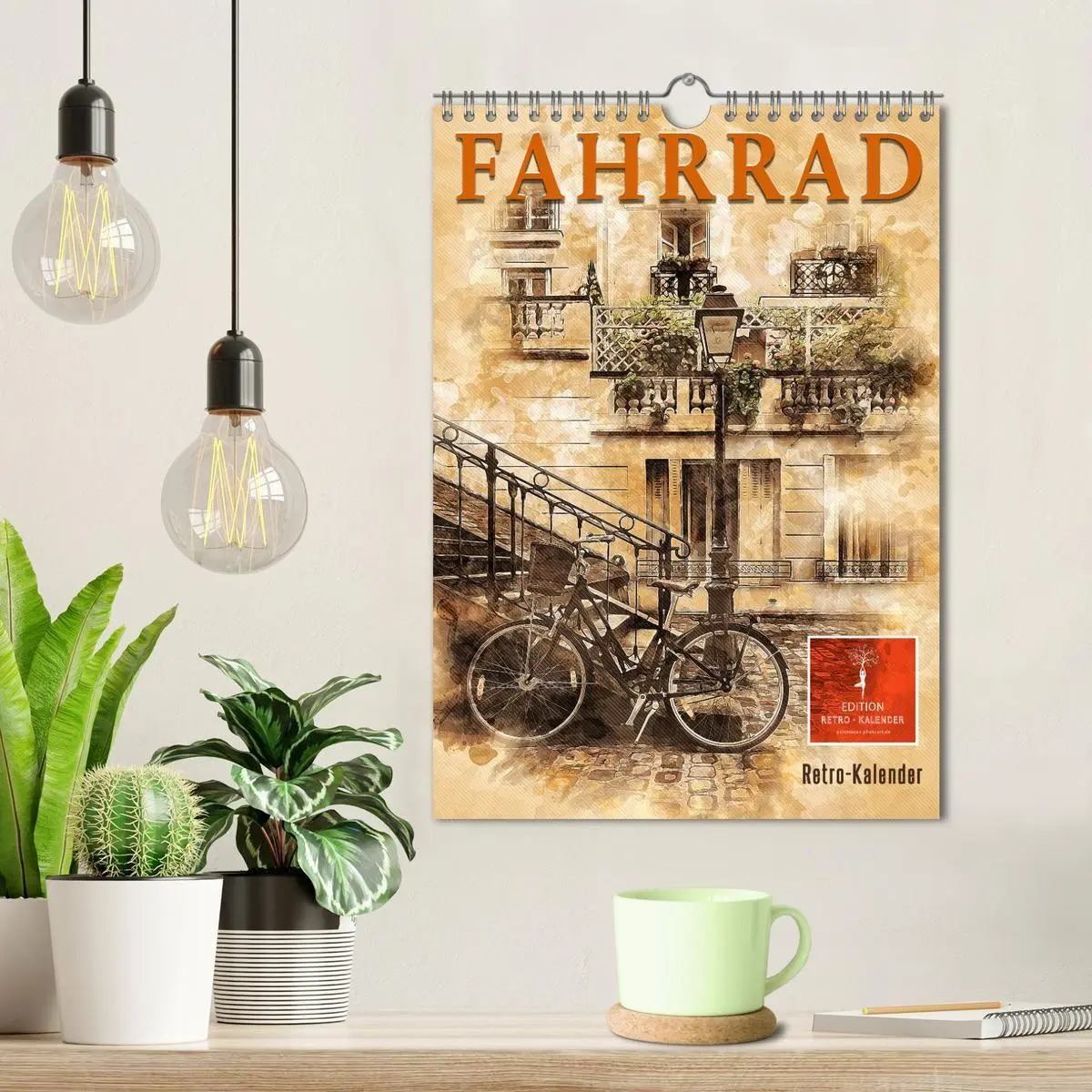 Bild: 9783569523326 | Fahrrad - Retro-Kalender (Wandkalender 2027 DIN A4 hoch), CALVENDO...