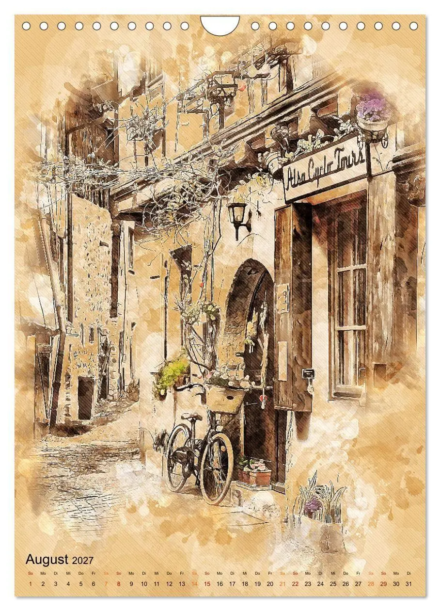 Bild: 9783569523326 | Fahrrad - Retro-Kalender (Wandkalender 2027 DIN A4 hoch), CALVENDO...