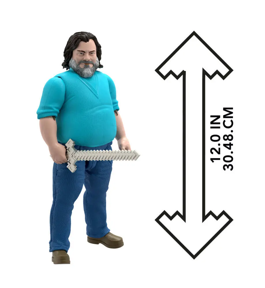 Bild: 194735313426 | Minecraft Movie Large Steve | Offene Verpackung | JGG67 | Deutsch
