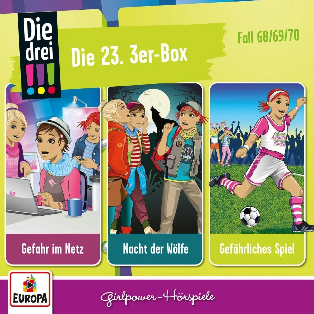 Cover: 196587543426 | drei !!! 3er Box - Folgen 68-70 | Die Drei !!! | Audio-CD | Deutsch