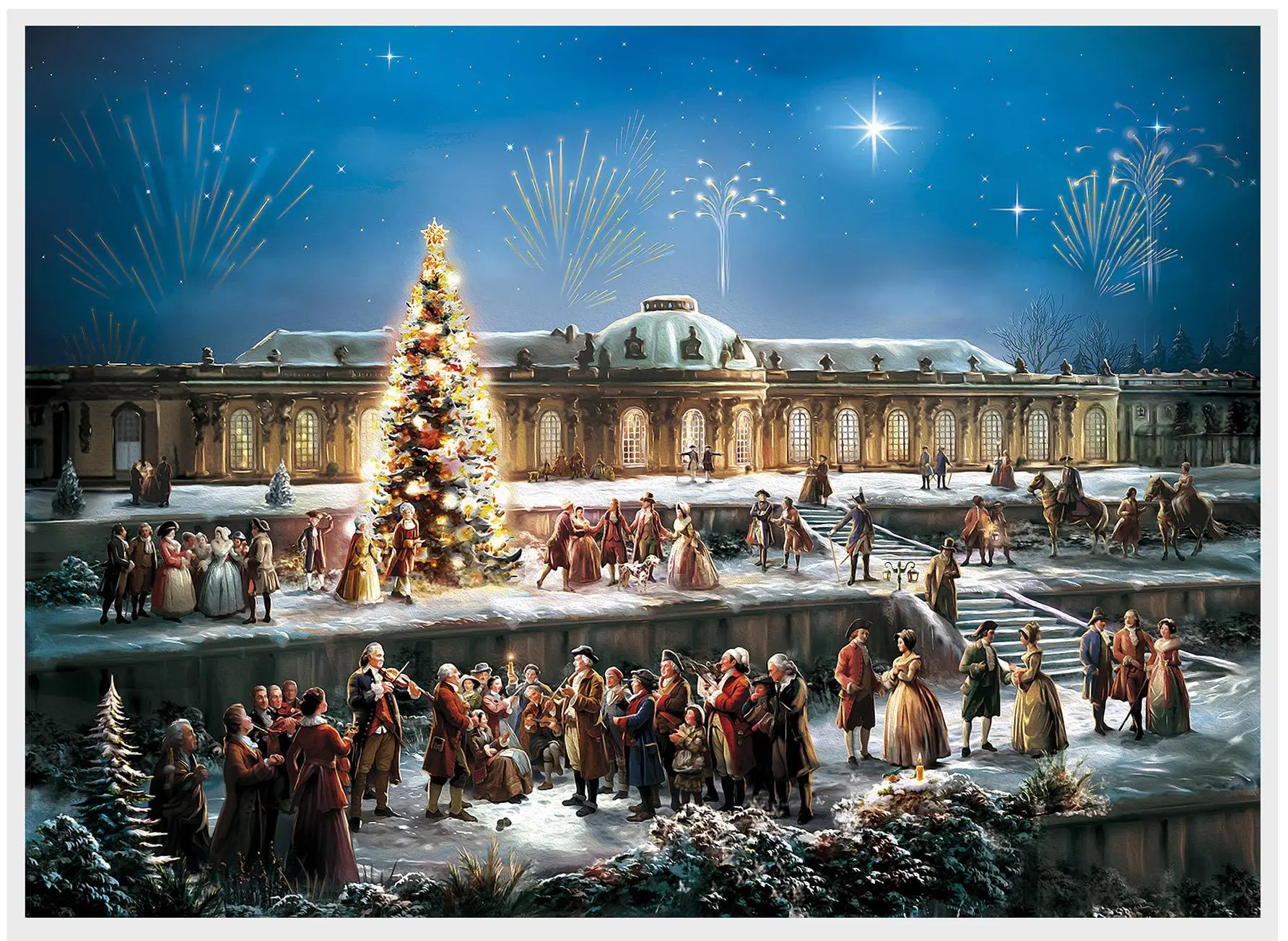 Cover: 4025985993426 | Adventskalender "Schloss Sanssouci" | Papier Adventskalender | Haduk