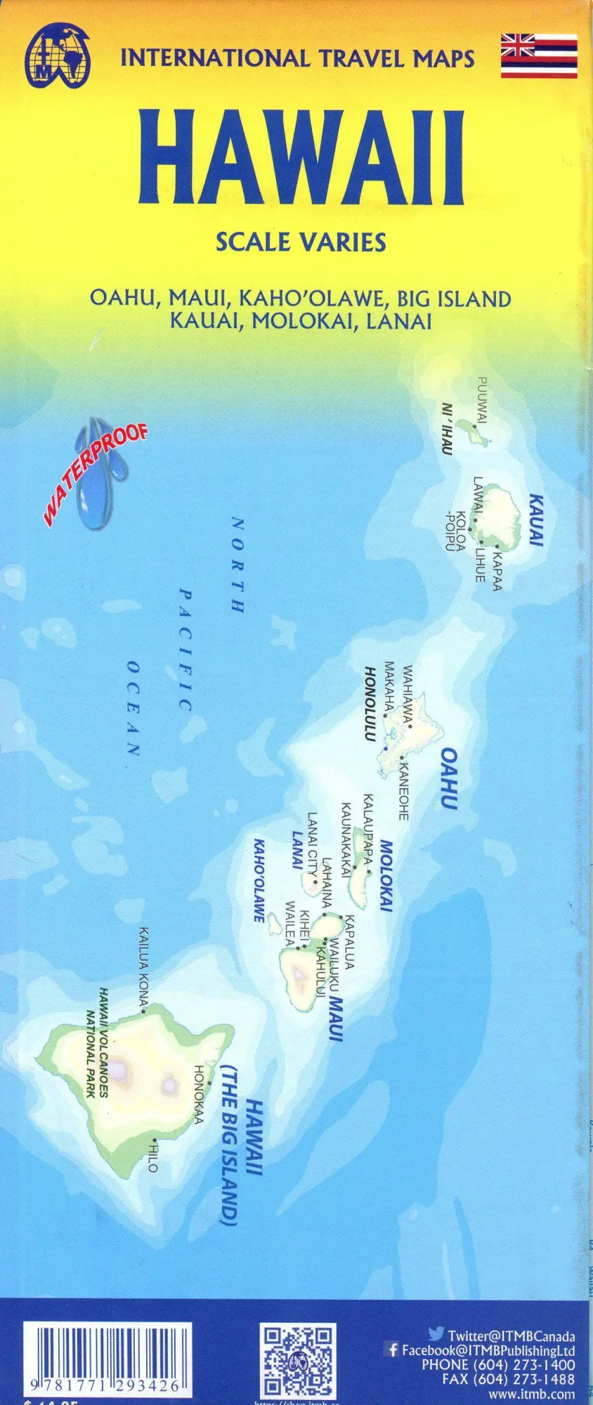 Bild: 9781771293426 | Hawaii State 1:150000 | ITM Travel Reference Map 1:150000 | Englisch
