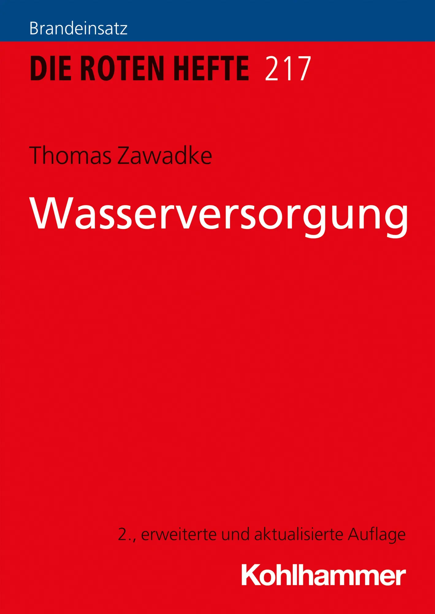 Cover: 9783170373426 | Wasserversorgung | Thomas Zawadke | Taschenbuch | 192 S. | Deutsch