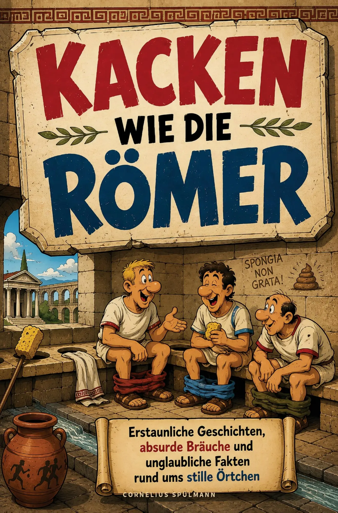 Cover: 9783911123426 | Kacken wie die Römer: Erstaunliche Geschichten, absurde Bräuche und...
