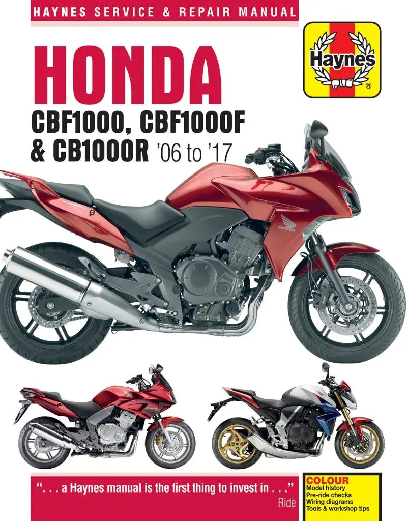 Cover: 9781785213526 | Honda CBF1000 &amp; CB1000R (`06 To `16) | (2006 to 2017) | Matthew Coombs