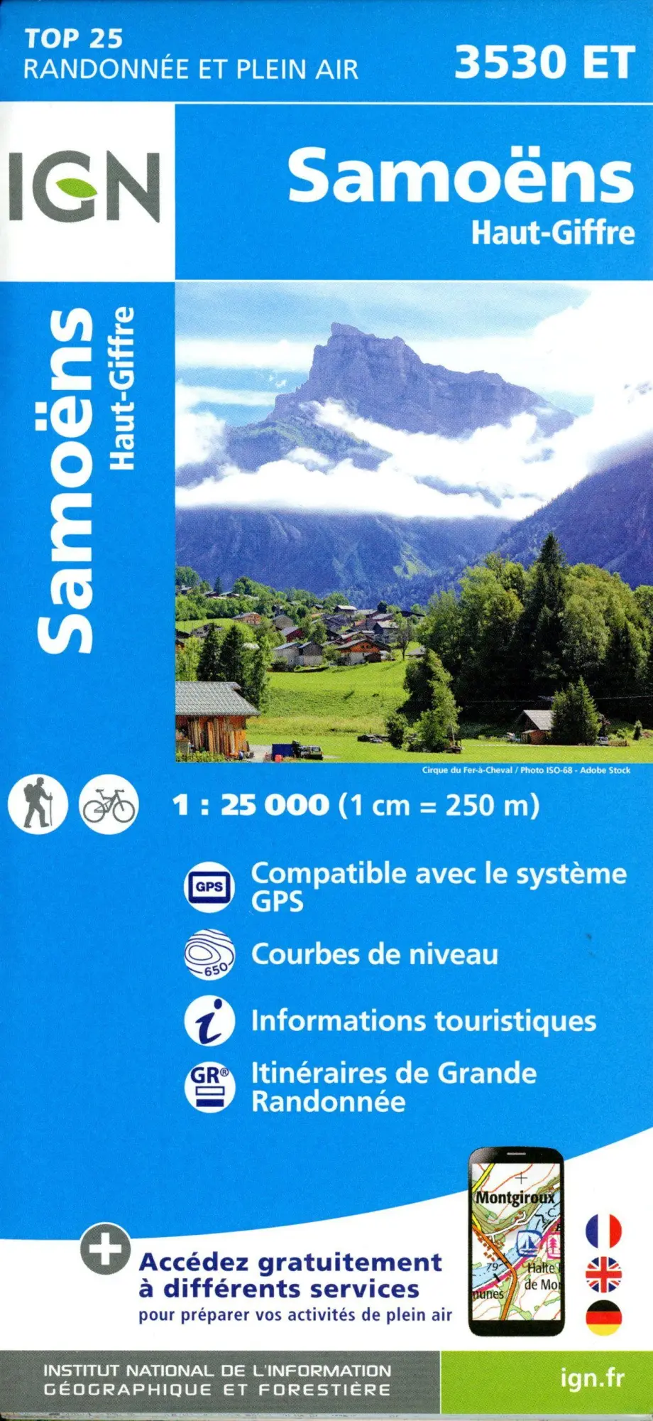 Cover: 9782758553526 | Samoëns - Haut Giffre 1:25 000 | 1:25000 | (Land-)Karte | Französisch