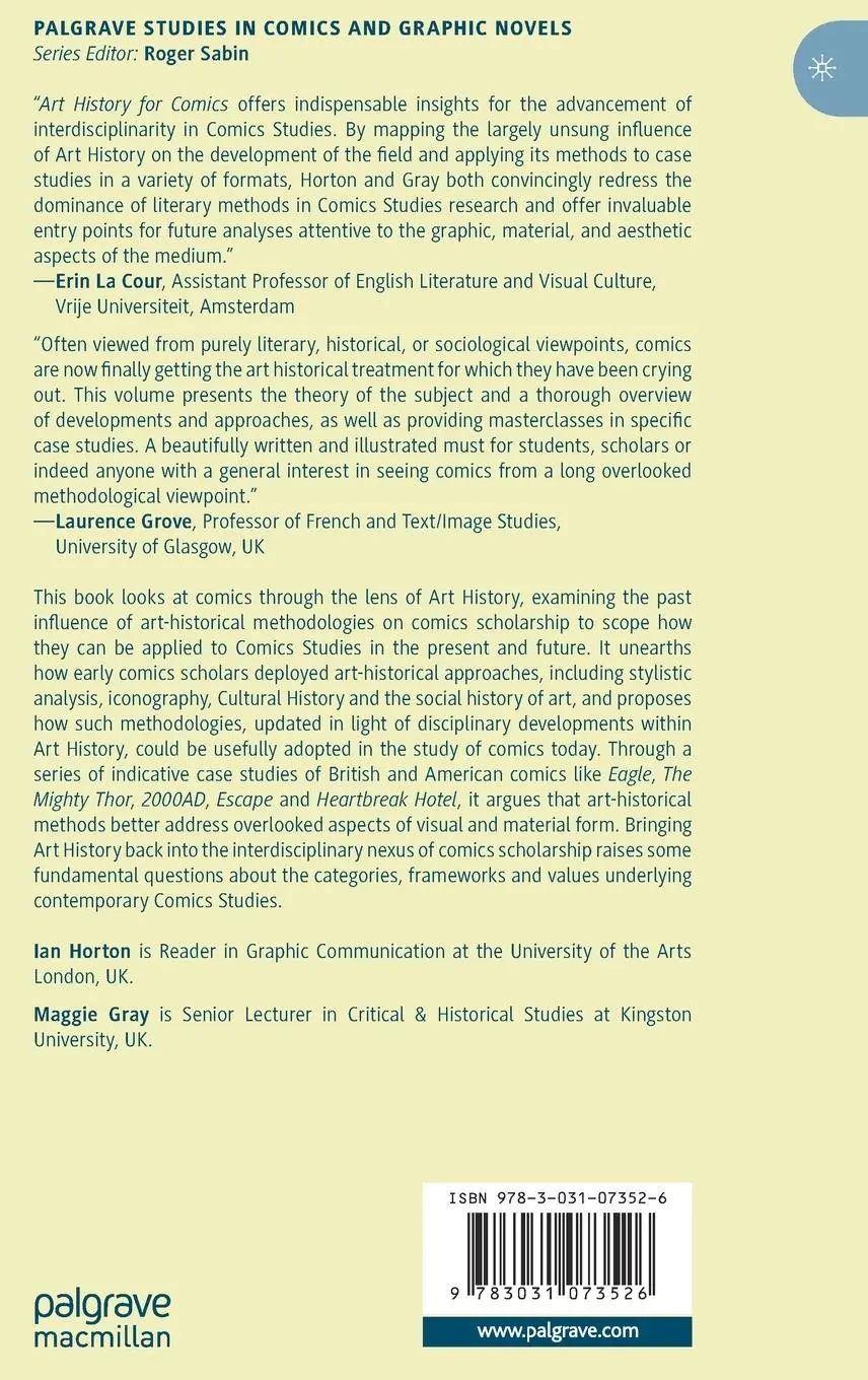 Rückseite: 9783031073526 | Art History for Comics | Past, Present and Potential Futures | Buch