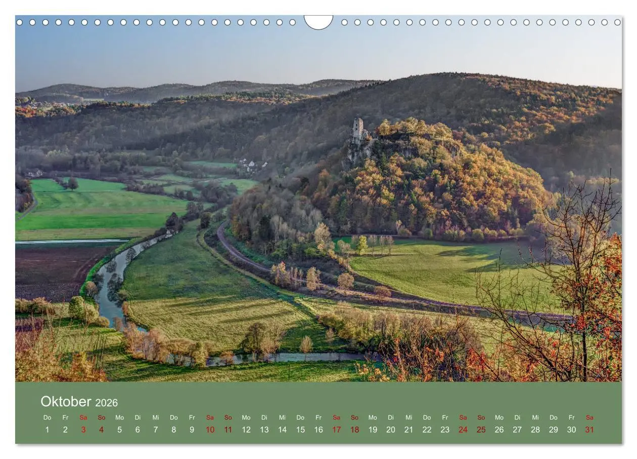 Bild: 9783457873526 | Schöne Aussichten in die Fränkische Schweiz (Wandkalender 2026 DIN...