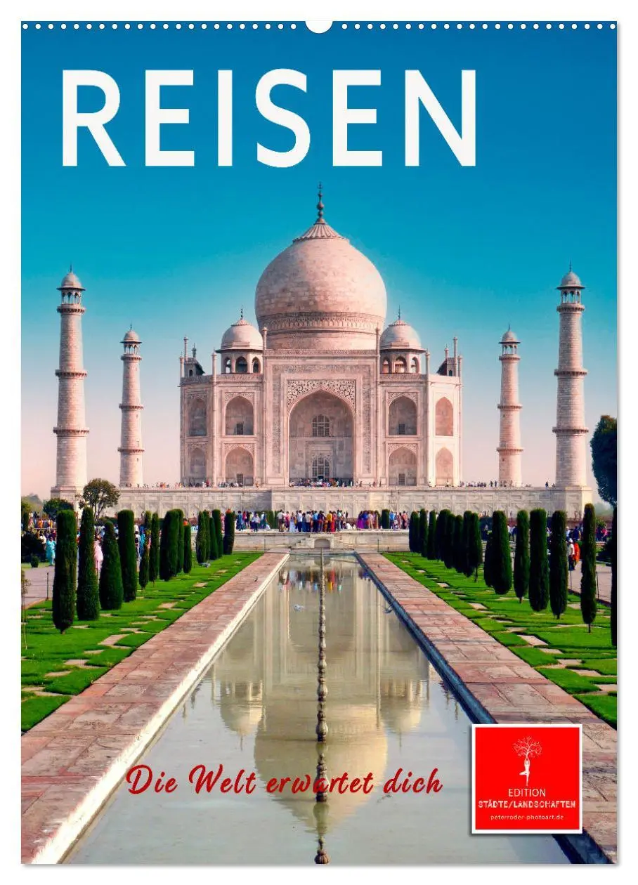 Cover: 9783516343526 | Reisen - die Welt erwartet dich (Wandkalender 2026 DIN A2 hoch),...