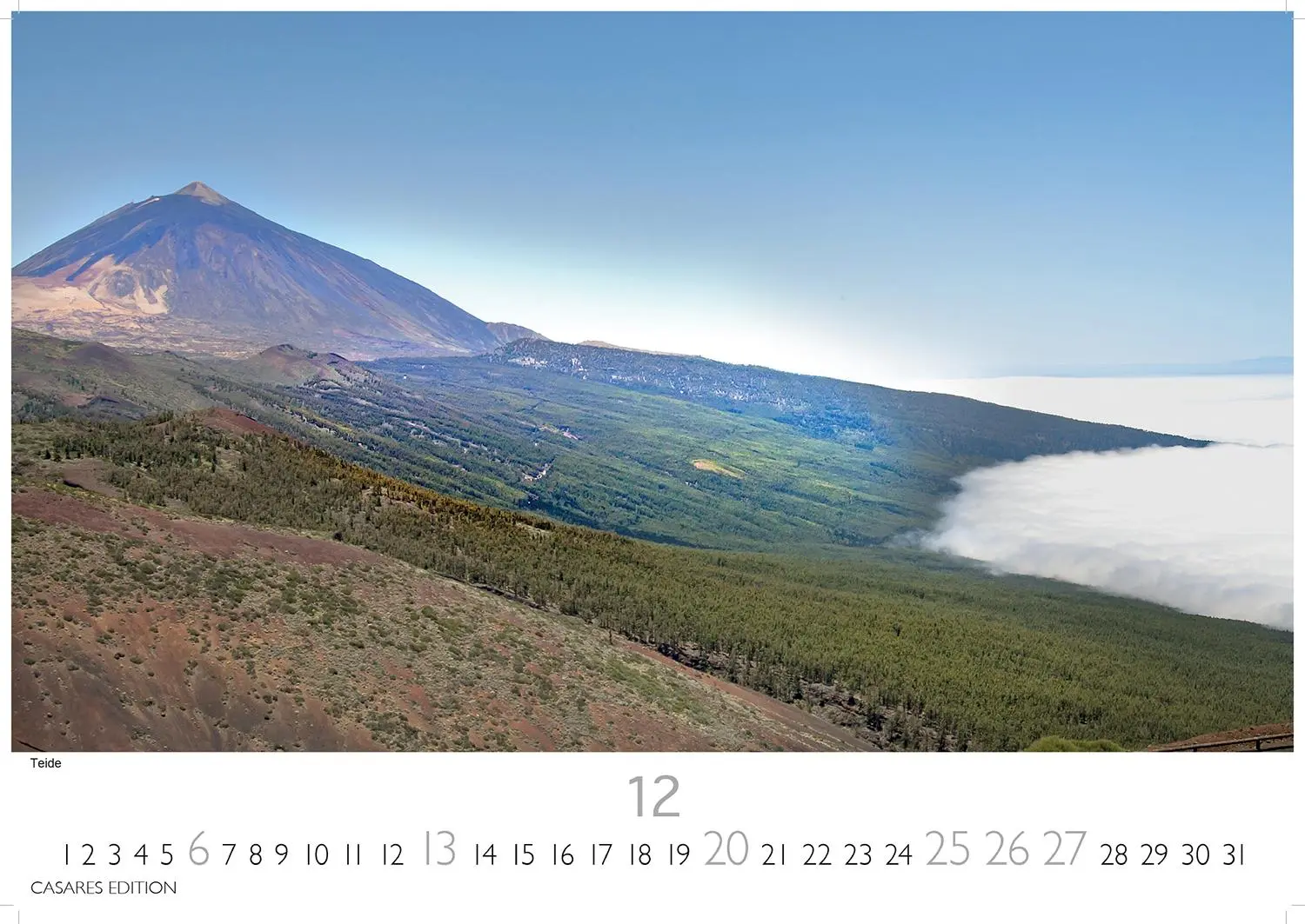 Bild: 9781835243626 | Teneriffa 2026 L 35x50cm | Kalender | 14 S. | Deutsch | 2026