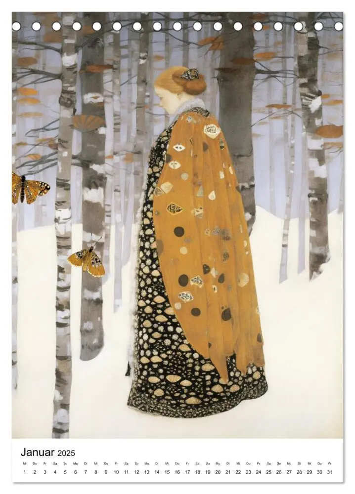 Bild: 9783435843626 | Künstliche Impressionen. Ein Jahr in Klimts Natur. (Tischkalender...