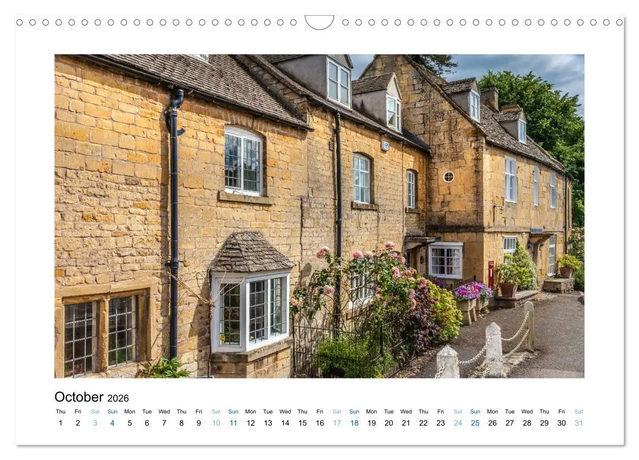 Bild: 9783516573626 | Cotswolds Gardens and Cottages (Wall Calendar 2026 DIN A3...