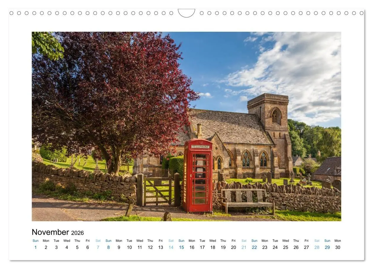 Bild: 9783516573626 | Cotswolds Gardens and Cottages (Wall Calendar 2026 DIN A3...