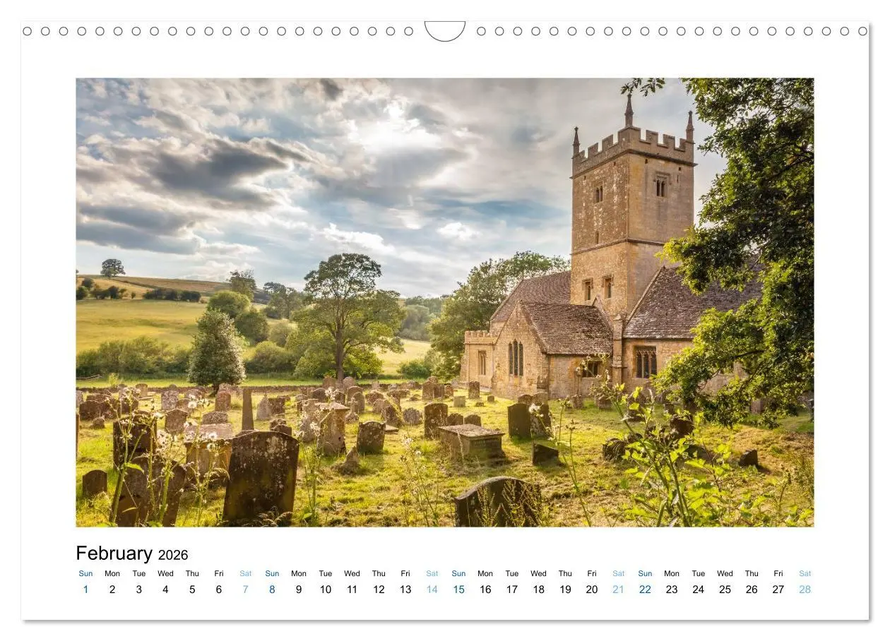 Bild: 9783516573626 | Cotswolds Gardens and Cottages (Wall Calendar 2026 DIN A3...