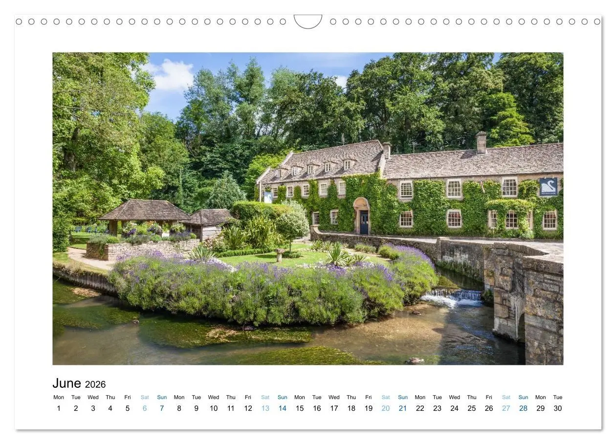 Bild: 9783516573626 | Cotswolds Gardens and Cottages (Wall Calendar 2026 DIN A3...