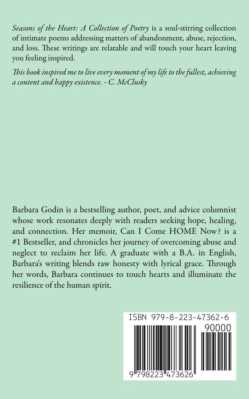 Rückseite: 9798223473626 | Seasons of the Heart | Barbara Godin | Taschenbuch | Englisch | 2023