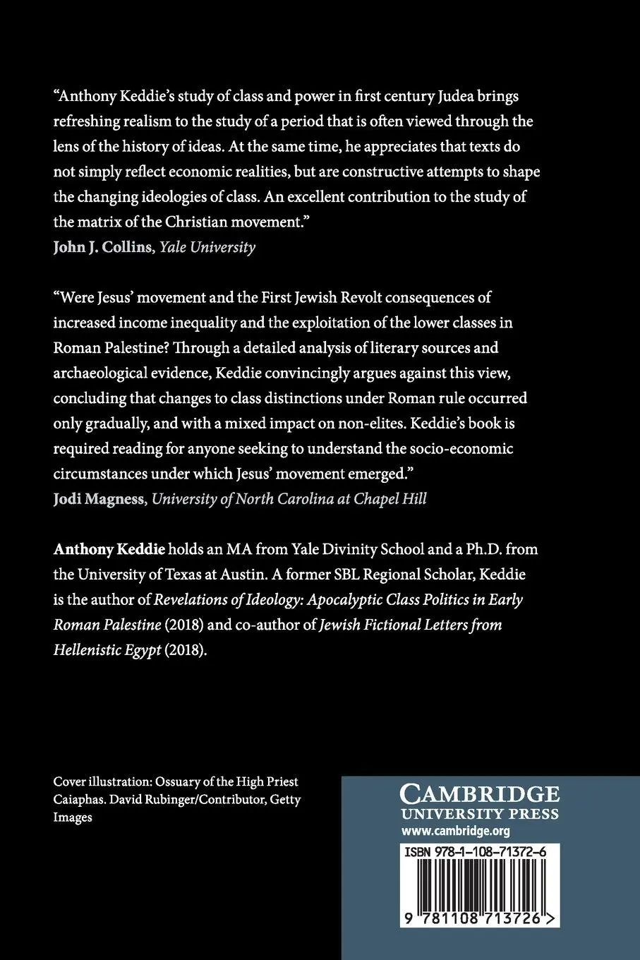 Rückseite: 9781108713726 | Class and Power in Roman Palestine | Anthony Keddie | Taschenbuch