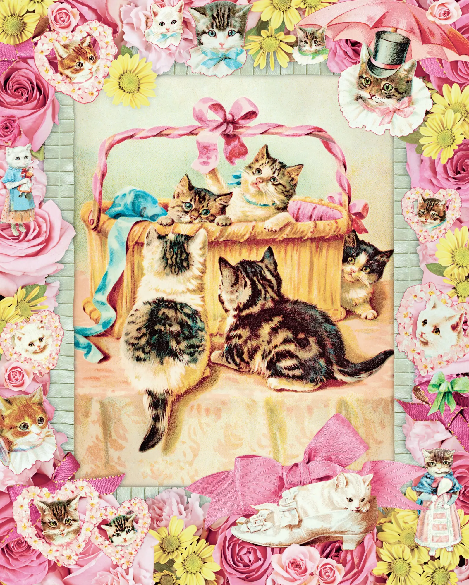 Bild: 9781523523726 | Cynthia Hart's Victoriana Cats: Basket of Mischief 1,000-Piece Puzzle